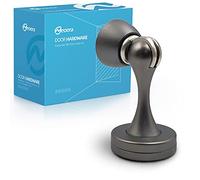 Neoera Tope magnético para puerta (color gris plomizo), cierre magnético fuerte para puerta abierta, antioxidante, resistente para varios tipos de puertas, montaje en pared y suelo, 1 paquete