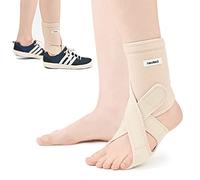 NEOFECT Drop Foot Brace Beige Right MEDIUM, férula para pie caída, tobillera para paresia de pie de pie, elevación de zapatos, apoplejía hemiplejía, reposapiés para elevador de pie