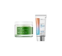 NEOGEN Dermalogy Bio-Peel Gauze Peeling Pads - Green Tea - 200ml / 30pcs + Day-Light Protection Airy Sunscreen SPF50+ - 50ml...
