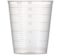 Neolab 0110 - Juego de 2 vasos (polipropileno, 30 ml, 75 unidades)