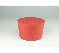 neolab 1 - 1028 goma tapón, 70 mm x 60 mm, 50 mm de alto, color rojo