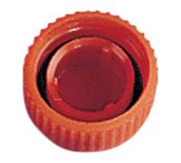 neoLab 1-6194 - Tapa roscada de polipropileno con junta, no coloreable, color naranja, 500 unidades