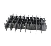 neoLab 1-7630 - Caja térmica de polipropileno para recipientes de 55 mm de diámetro y 100 ml de volumen, 5 mm de ancho x 8 mm de largo, color negro