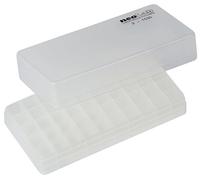 Neolab 2 1535 Mikrofläa - Baúl de almacenamiento otomano (polipropileno, 12 mm de diámetro, 50 ranuras)