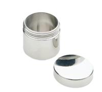 Neolab 3 2127 - Bote de acero inoxidable con tapa de rosca, 20 ml, 36 x 38 mm de diámetro