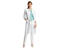 Neolab 4 1190 - Abrigo de laboratorio con cuello alto para mujer, talla 10, color blanco