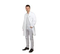 Neolab 4 1595 - Abrigo de laboratorio para hombre (100% algodón, talla 54)