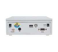 neoLab 4-3020 XS pH Metro 80 Plus DHS Electrodo Kit con sensor de temperatura, brazo de electrodo, agitador magnético, teclado, 324 mm x 185 mm x 56 mm, blanco/gris