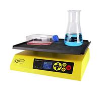 neoLab 7-0952 Rocking Shaker - Coctelera (ángulo de inclinación variable de 1 a 12°, alfombrilla de goma, 12 V), color amarillo