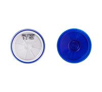 neoLab 8-7063 Ahlstrom Polyethersulfon/ABS ReliaPrep - Filtro para jeringuilla, estéril, Luer Lock hembra, 0,22 µm tamaño de poro, diámetro exterior 28 mm, transparente, 50 unidades
