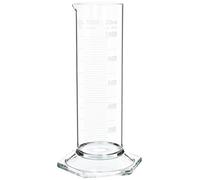 NeoLab E-1282 - Cilindro medidor (1000 ml, forma baja, Hex Foot, Boro Class B)