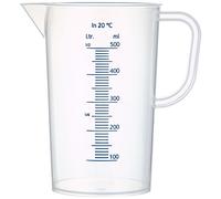 neoLab E-1622 Jarra medidora de polipropileno, 500 ml