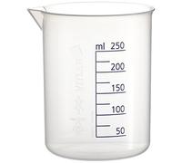 neoLab E-1631 - Vaso graduado (250 ml), transparente (lechoso)