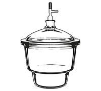 Neolab Electric 1003 - Vaso de cristal (25 mm, NS 24/29 y válvula)