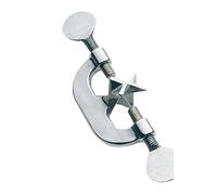 neoLab Manguito doble de acero inoxidable, plata, 16 mm de envergadura