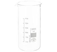 neolab S de 1054 Taza cristal, forma alta, 2000 mL (6 unidades)