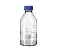 neolab S de 2056 Ecolab botellas de laboratorio con anillo de apertura y tapa enroscable, duran GL 32, 50 ml Volumen nominal