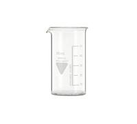 neoLab - Vaso de precipitado con boquilla Kimax Boro 3.3, de cristal, 50 mL, Transparente (transparente)., 1