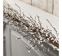 NeoL'artes Baya de Pepita Artificial Guirnalda Planta 160cm Vides Colgantesde de para Telón de Fondo de Boda Arco Mesa Decoración de Pared(Blanco Crema) decoración de Granja de Pascua