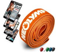NEOLYMP Bandas elasticas Fitness + Libro electrónico con más de 100 Ejercicios - Cintas elasticas musculacion Bandas de resistenciacinta Elastica Fitness Banda Elastica Fitness