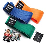 NEOLYMP Bandas elasticas Fitness + Libro electrónico con más de 100 Ejercicios (Juego de 3) - Cintas elasticas musculacion Bandas de Resistencia