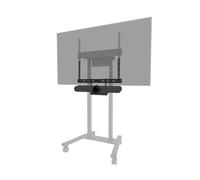 Neomounts AV60-500BL - Estantería para videobar y ordenador portátil, 43-110 pulgadas, VESA, W129287486 (kit de estantería, 43-110, VESA 200 x 200 - 800 x 600, máx. 8 kg, universal, negro)