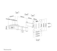 Neomounts by Newstar soporte de poste para TV