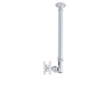 Neomounts - FPMA-C100SILVER Soporte de techo para monitor/TV 10-30"" - alt. 79-129 cm