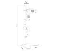 Soporte TV Neomounts FPMA-D550DDVBLACK 10-32" 8 kg