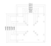 Neomounts - FPMA-VESA200 Adaptador VESA 22-42""