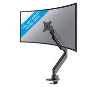 Neomounts NM-D775BLACKPLUS Brazo de monitor 10-49" - resorte de gas - Topfix - Tope-a-180°