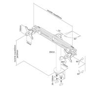 Neomounts newstar fpma-d700d brazo para dos monitores