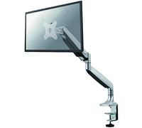 Neomounts NewStar NM-D750SILVER Soporte de Escritorio de Movimiento Completo (Abrazadera y Ojal) para Pantalla de Monitor de 10-32 Pulgadas, Altura Ajustable (Resorte de Gas) - Plata