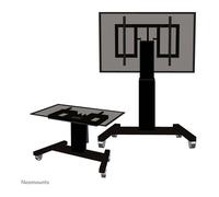Neomounts PLASMA-M2500TBLACK Soporte TV Motorizado para 42-100", Inclinación 0-90°, Peso 150 kg, Negro, Acero, VESA hasta 800x600 mm, Carro con Ruedas y Gestión de Cables