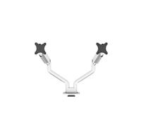 Neomounts DS70S-950WH2 - soporte de mesa totalmente móvil para dos pantallas de 17-35" - blanco