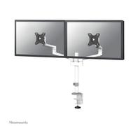 Neomounts Next Lite Brazo de monitor ahorrador de espacio para 1 monitor, negro (con abrazadera y ojal)