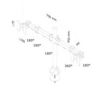 Neomounts soporte de escritorio para pantalla plana