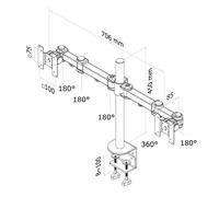 Neomounts soporte de escritorio para pantalla plana