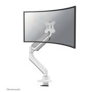 Neomounts DS70PLUS-450WH1 - soporte de mesa totalmente móvil para pantallas curvas ultra anchas de 17-49" - blanco