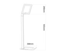 Neomounts soporte de suelo para de las tabletas de 9.7'-10.1'