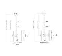 Neomounts soporte de techo para tv