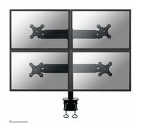 Neomounts Soporte para 4 Pantallas Planas hasta 30" FPMA-D700D4 Negro