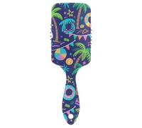 Neon Colorato Verano Pool Party anti statici spazzole per gli uomini Progettato testa massaggiatore cuoio capelluto per tutti i tipi di capelli con manico ergonomico cepillo per capelli de mujer