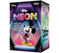 Neón de Topps Disney, sellado de fábrica, caja de valor