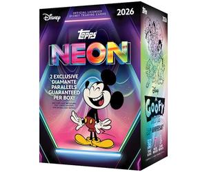 Neón de Topps Disney, sellado de fábrica, caja de valor