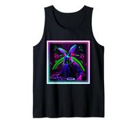 Neon DJ Bunny - Vibraciones de baile eléctricas Camiseta sin Mangas
