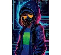 Neon Dreams - Cyberpunk Notizbuch für kreative Visionäre: 200 linierte Seiten | 6x9 Zoll | Futuristisches Design für Notizen, Tagebuch & Ideen