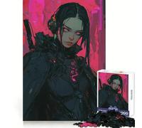 Neon Enforcer - Rompecabezas de Chica Cyberpunk con Auriculares para Adolescentes, 1000 Piezas, Juguete de lógica, diversión Familiar, Corte de precisión, (38x26cm)