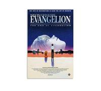 Neón Genesis EvangelionArt - Lienzo impreso de pinturas al óleo, reproducción moderna en lienzo, ilustraciones abstractas de paisaje impreso en lienzo, arte de pared para decoración del hogar y la