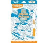 Neon Shark Hidden Pictures Puzzles: Fun Seek-and-find Kids Activity Book for Ages 69 With over 300 Hidden Objects and Bonus Gel Marker for On-the-go Play (Highlights Fun to Go)